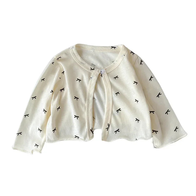 Summer 2025 New Sweet Baby Coat for Girls' Sunscreen Clothing Thin Summer Clothing Children Breathable Air Conditioning Clothing