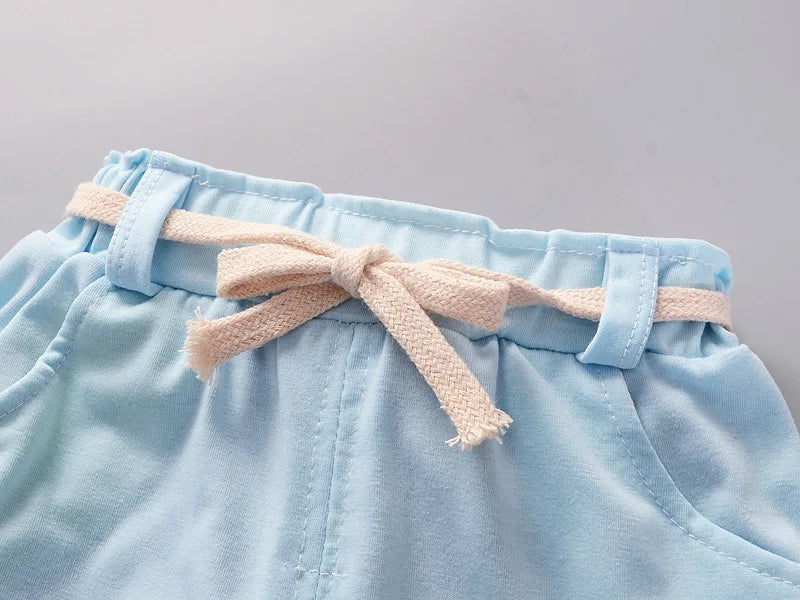 Children's Girls Clothes Summer New Baby Girl Fashion Cute Vest Shorts 2Pcs/Sets Infant Outfits Kids Tracksuits 1 2 3 4 Years