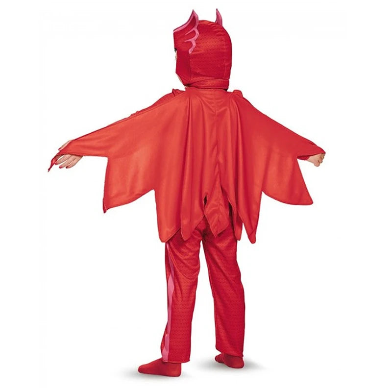cosplay Blue Pajama Boys Girls Anime Hero Costume with Mask Cosplay Clothe Suit Child Halloween costume Birthday Party Kids Gift