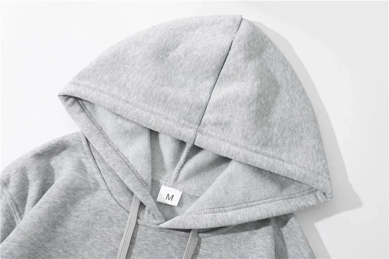 Hoodies Print Fashion Sweatshirt Hip Hop Casual Unisex Autumn Winter Y2K Street Clothing Fleece Streetwear Tops Male Sudaderas