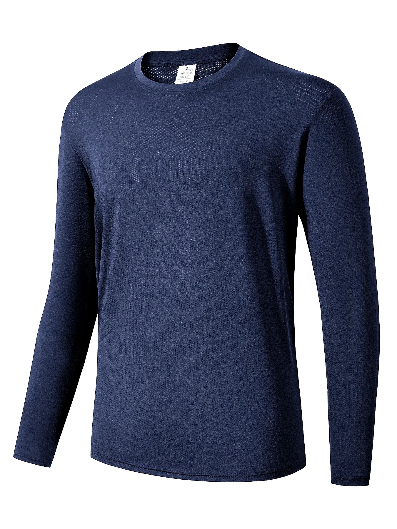 Men's T Shirts Casual Solid Color  Simplicity Long Sleeve T-shirt Fashion Cotton  O-neck Unisex Tops Fitness Run Sports Pullover