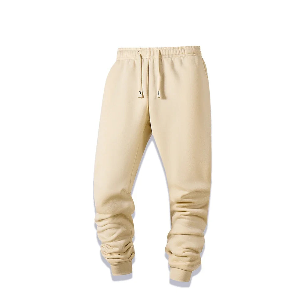 New Sweatpants Men Joggers Track Pants Elastic Waist Sport Casual Trousers Baggy Fitness Gym Clothing Long Pants
