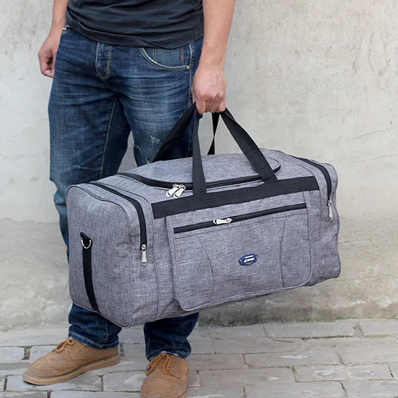 Oxford Waterproof Men Travel Bags Hand Luggage Big Travel Bag Business Large Capacity Weekend Duffle Travel Bag 2024