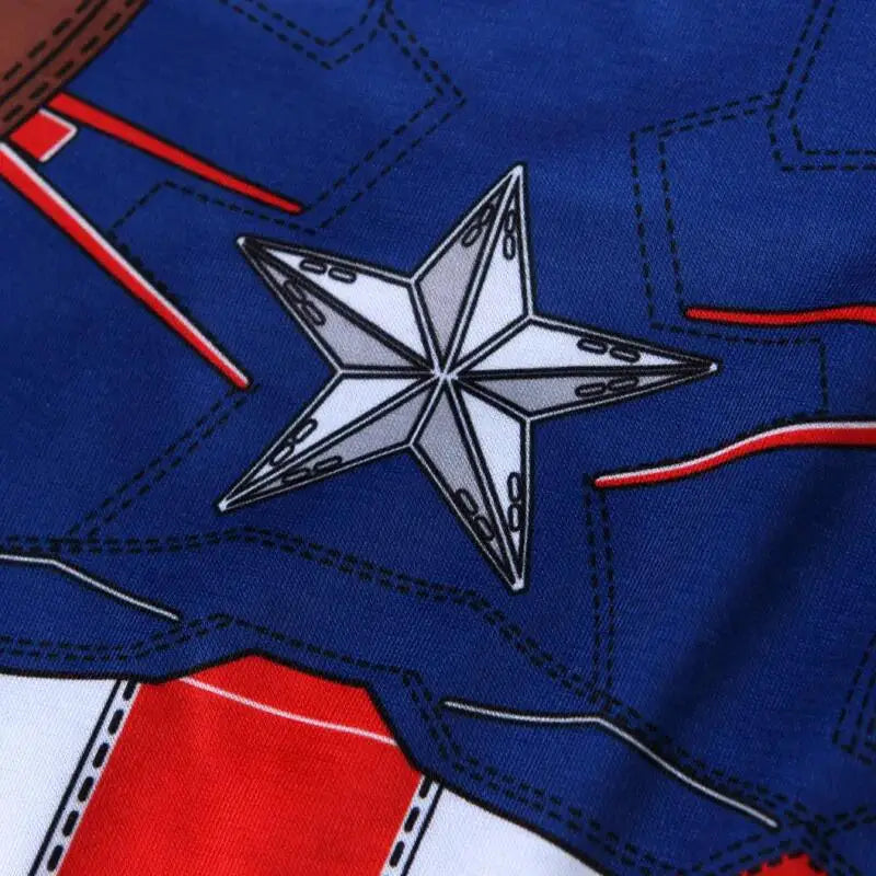 Iron Man Spiderman Avengers Pajama Set Superhero Cosplay Costume Pyjama Long Sleeve Home Sleepwear Nightwear Christmas Suit