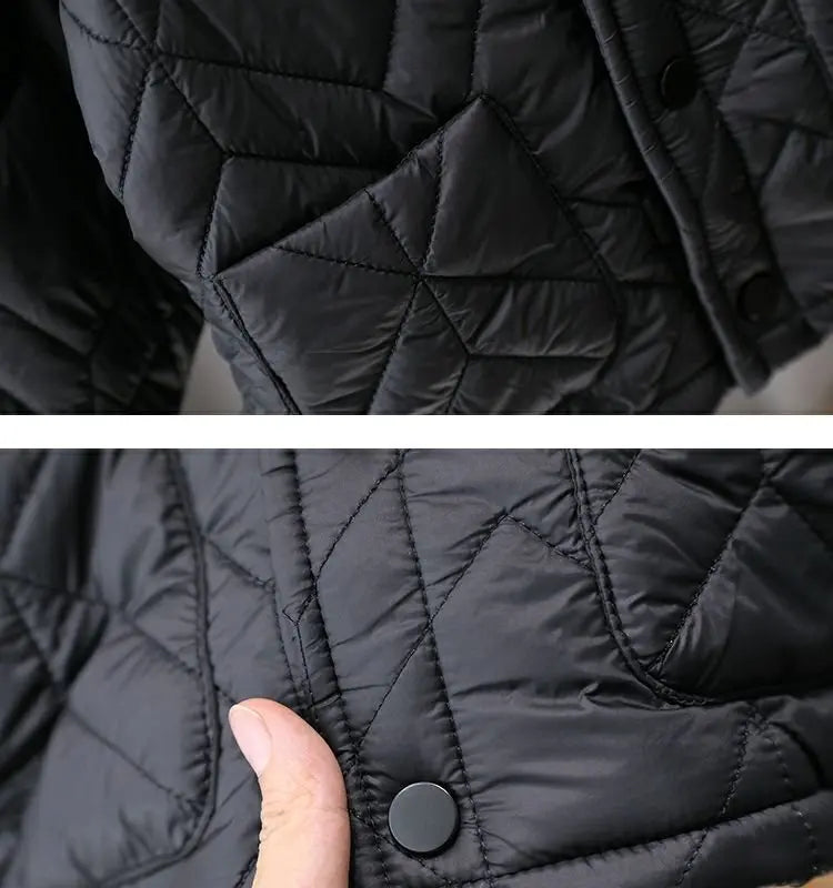 Boys Coat Cotton Jacket Windbreak Outerwear 2024 Elegant Winter Autumn Thicken Warm High Quality Christmas Gift Children's Cloth